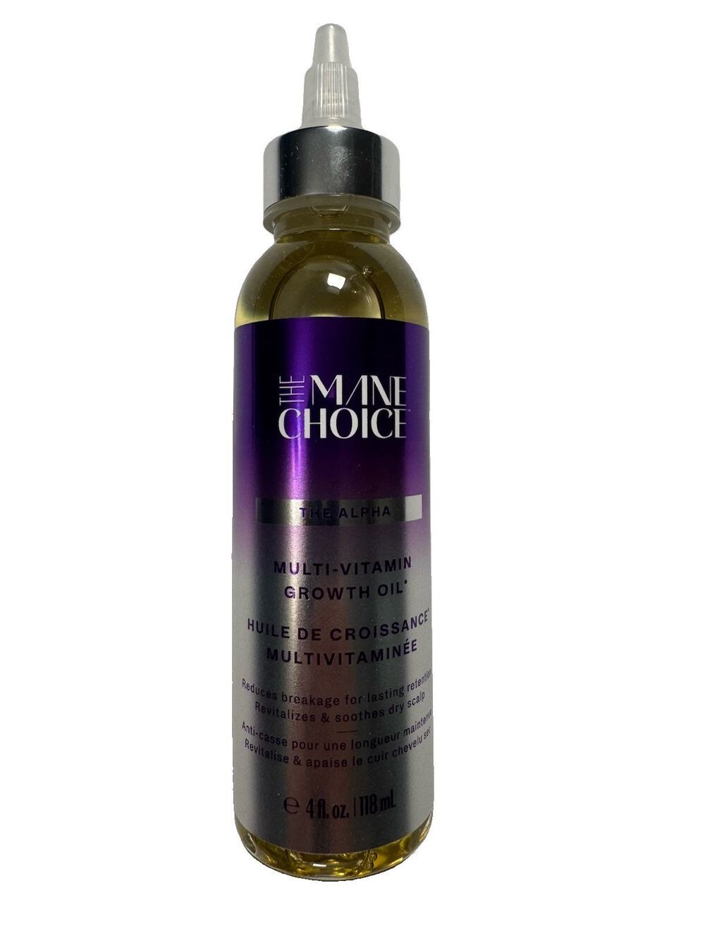 The Mane Choice The Alpha Multi-Vitamin Growth Oil 4 oz Biotin Vitamin C